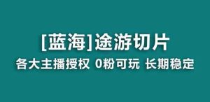 抖音途游切片，龙年第一个蓝海项目，提供授权和素材，长期稳定，月入过万-财仔梦想资源网