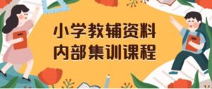 小学教辅资料，内部集训保姆级教程，私域一单收益29-129-财仔梦想资源网