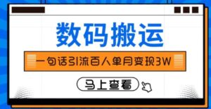 仅靠一句话引流百人变现3万？-财仔梦想资源网