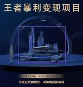 王者荣耀3.0掘金项目，多方式变现，只要有游戏行业就能赚钱！-财仔梦想资源网