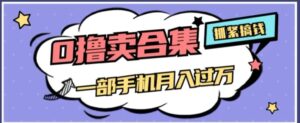 0撸项目月入过万，售卖全套ai工具合集，一单29.9元，一部手机即可【揭秘】-财仔梦想资源网