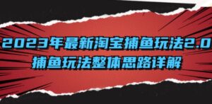 2023年最新淘宝捕鱼玩法2.0，捕鱼玩法整体思路详解-财仔梦想资源网