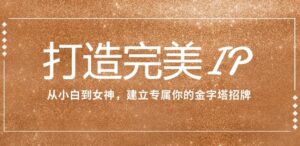 打造完美IP：从小白到女神，建立专属你的金字塔招牌-财仔梦想资源网