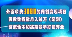 在短视频等全媒体平台做数据流量优化，实测一月1W+，在外至少收费4000+-财仔梦想资源网