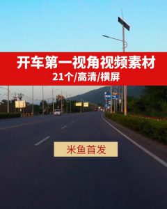 开车第一视角抖音热门高清视频素材-财仔梦想资源网