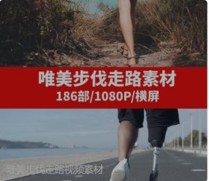 唯美步伐走路视频素材-财仔梦想资源网