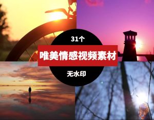 唯美情感视频素材-财仔梦想资源网