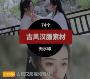 古风汉服视频素材-财仔梦想资源网