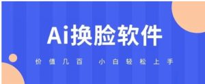 价值几百AI换脸软件小白轻松上手亲测可用-财仔梦想资源网