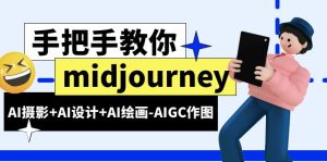 midjourney新手入门基础，AI摄影+AI设计+AI绘画-AIGC作图-财仔梦想资源网