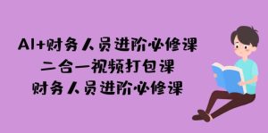 AI+财务人员进阶必修课二合一视频打包课，财务人员进阶必修课-财仔梦想资源网