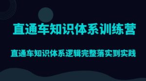 直通车知识体系训练营，直通车知识体系逻辑完整落实到实践-财仔梦想资源网