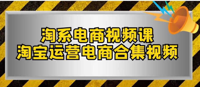 淘系-电商视频课，淘宝运营电商合集视频-财仔梦想资源网