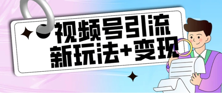 【玩法揭秘】视频号引流新玩法+变现思路，本玩法不限流不封号-财仔梦想资源网