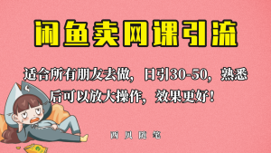 外面这份课卖 698，闲鱼卖网课引流创业粉，新手也可日引50+流量-财仔梦想资源网