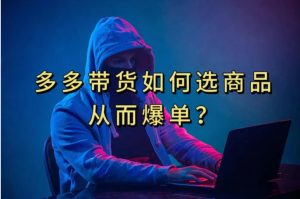 多多视频选什么视频链接才能爆单，10分钟教会你，爆单不是浮云-财仔梦想资源网