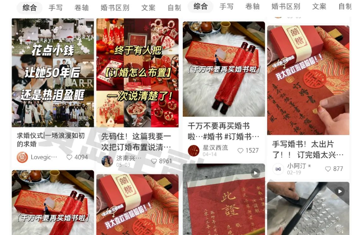 小红书AI订婚书变现副业项目，视频版一条龙-财仔梦想资源网