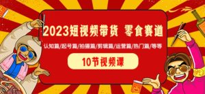 2023短视频带货 零食赛道 认知篇/起号篇/拍摄篇/剪辑篇/运营篇/热门篇/等等-财仔梦想资源网