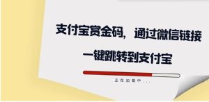 全网首发：支付宝赏金码，通过微信链接一键跳转到支付宝-财仔梦想资源网