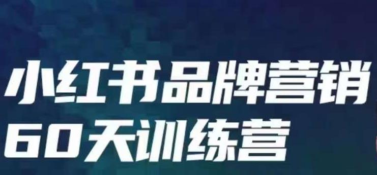 小红书品牌60天训练营第6期，GMV2亿级品牌老板都在学，教会你内容营销底层-财仔梦想资源网