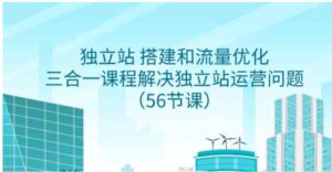 （9156期）独立站搭建和流量优化，三合一课程解决独立站运营问题（56节课）-财仔梦想资源网