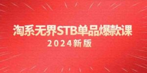（9207期）淘系无界STB单品爆款课（2024）付费带动免费的核心逻辑，万相台无界关…-财仔梦想资源网