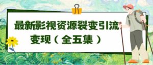 （9252期）利用最新的影视资源裂变引流变现自动引流自动成交（全五集）-财仔梦想资源网