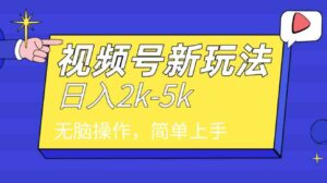 （9294期）2024年视频号分成计划，日入2000+，文案号新赛道，一学就会，无脑操作。-财仔梦想资源网