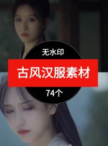 古风汉服视频素材-74个-财仔梦想资源网