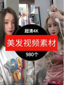 精品素材美发视频-980个-财仔梦想资源网