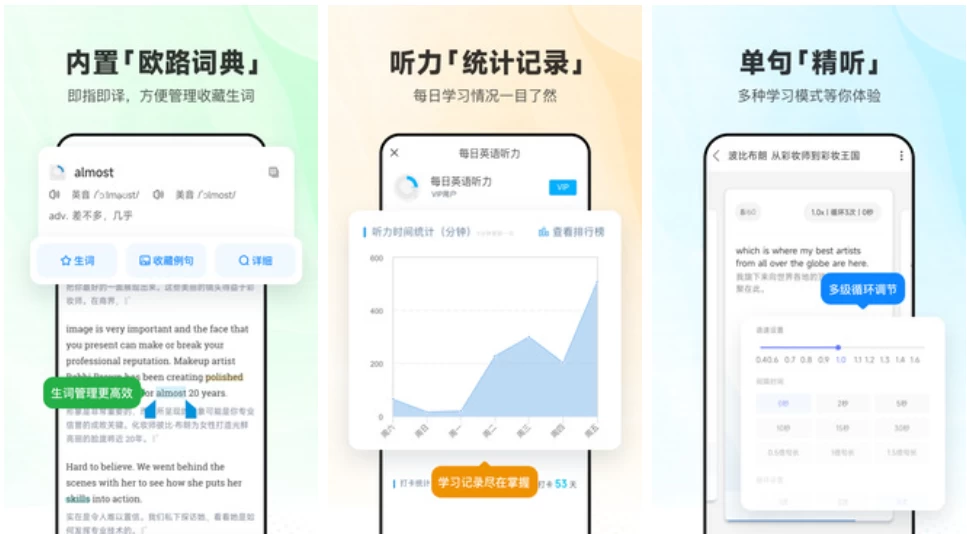 每日英语听力v11.3.2专为英语学习者设计的手机应用，解锁会员版-财仔梦想资源网