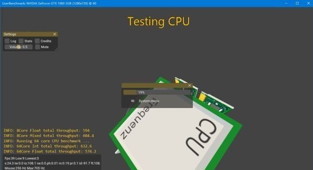 UserBenchmark(系统测试跑分软件)v4.4.7.0绿色版-财仔梦想资源网