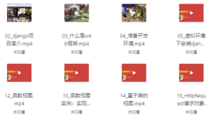 Django+Vue：PythonWeb全栈开发-财仔梦想资源网