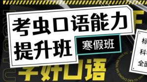 新版考虫口语能力提升班-带讲义-财仔梦想资源网