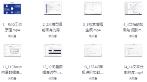2025最新版大模型RAG入门到精通实战教程-财仔梦想资源网