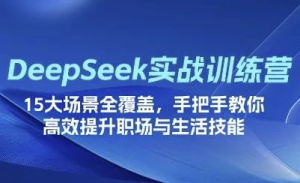 DeepSeek场景化实战训练营-财仔梦想资源网