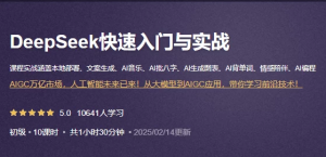 DeepSeek快速入门与实战-财仔梦想资源网