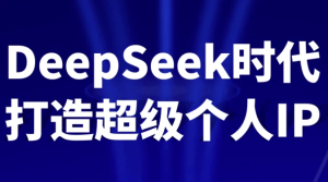 DeepSeek时代打造超级个人IP-财仔梦想资源网