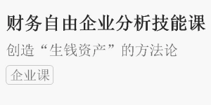 财务自由财企分析技能课-财仔梦想资源网