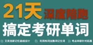 21天搞定考研英语-财仔梦想资源网