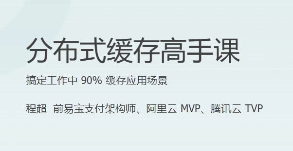 分布式缓存高手课-财仔梦想资源网