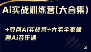AI实战训练营合集（豆包AI+KIMI应用+AI音乐）-财仔梦想资源网