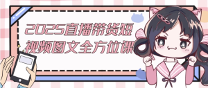 2025直播带货短视频图文全方位课-财仔梦想资源网