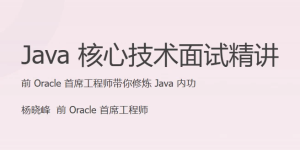 Java核心技术面试精讲（完结）-财仔梦想资源网