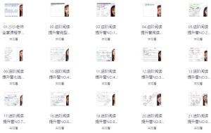 进阶英语阅读能力提升营（83节）-财仔梦想资源网