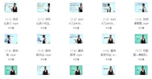 《艾麦思网校小学1-6年级数学思维视频课》各年级全套300讲-财仔梦想资源网