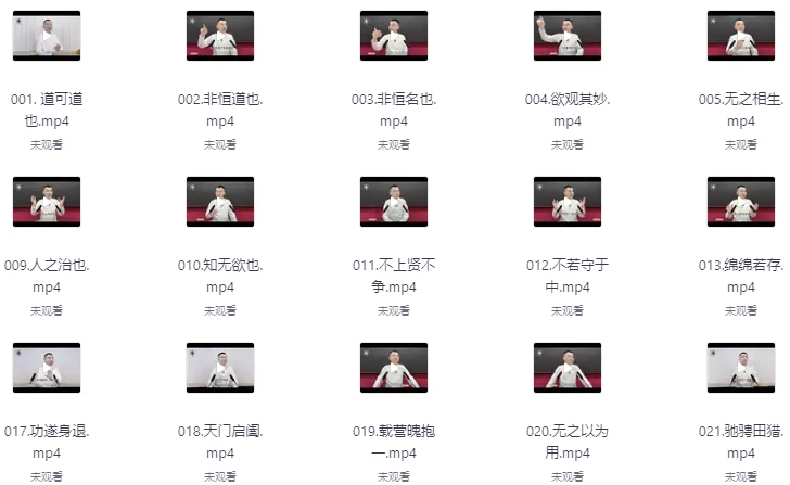 虚空济：道德经95讲-财仔梦想资源网