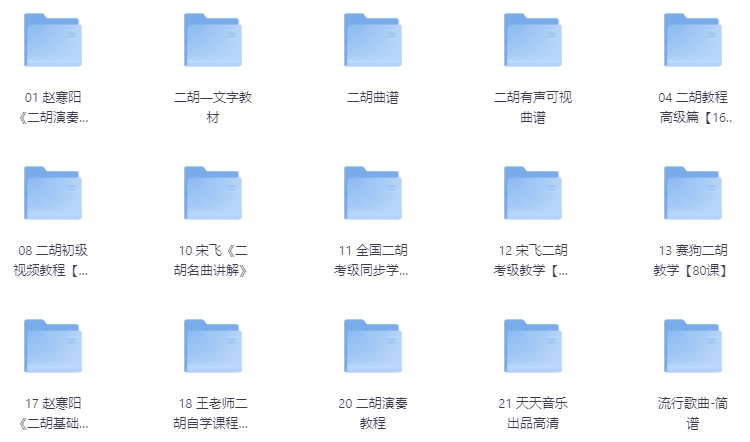 大师亲授二胡从入门到高手全套付费教程-财仔梦想资源网