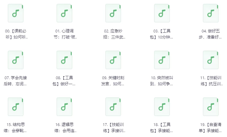 29堂即兴表达课，让你敢说、能说、会说，轻松升职加薪，搞定人际关系-财仔梦想资源网