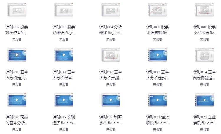 零基础炒股入门视频教程-财仔梦想资源网